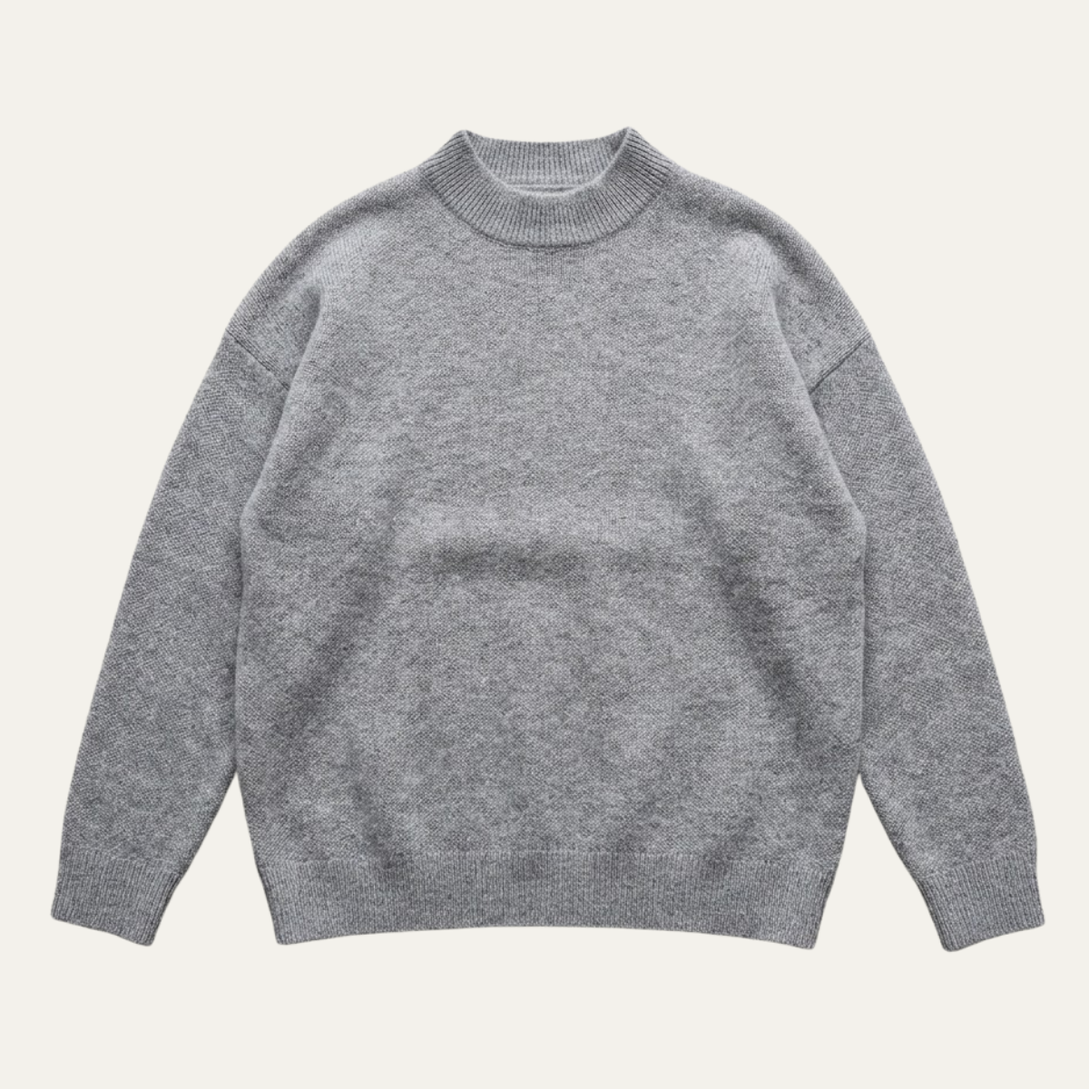 Women's Relaxed Crew Neck Soft Knit Sweater