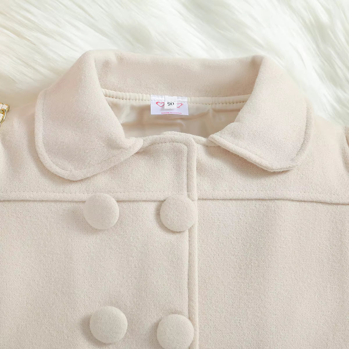 SoHo Kids Double Breasted Wool Coat