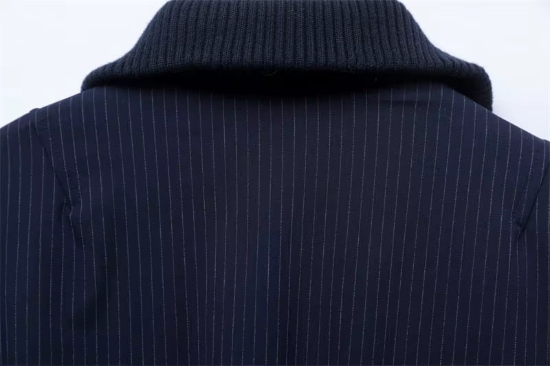 Women's Zip Bomber, Ribbed Trim