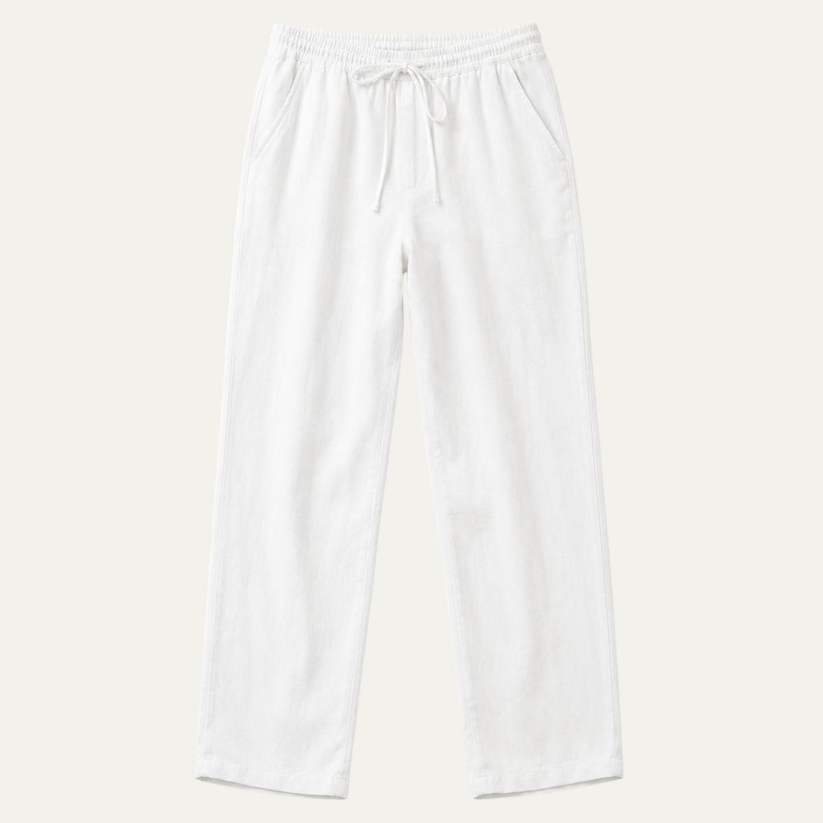 The Cremona Men's Relaxed Fit Linen Drawstring Trousers