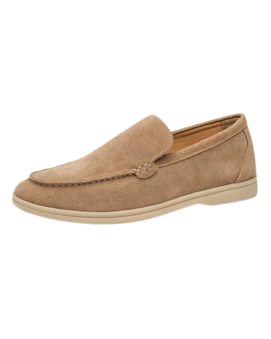 The Lago Men's Vintage Suede Slip On Loafers