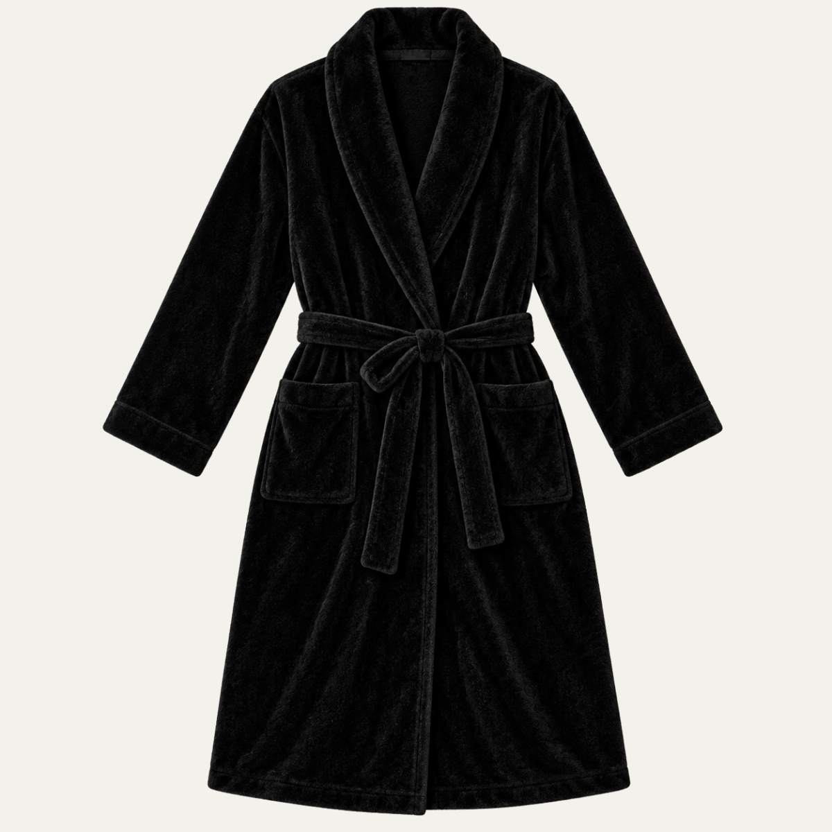 Women's Heavy Plush Robe with Pockets