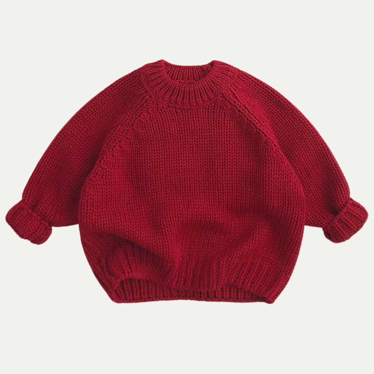 SoHo Kids Chunky Knit Crewneck Sweater