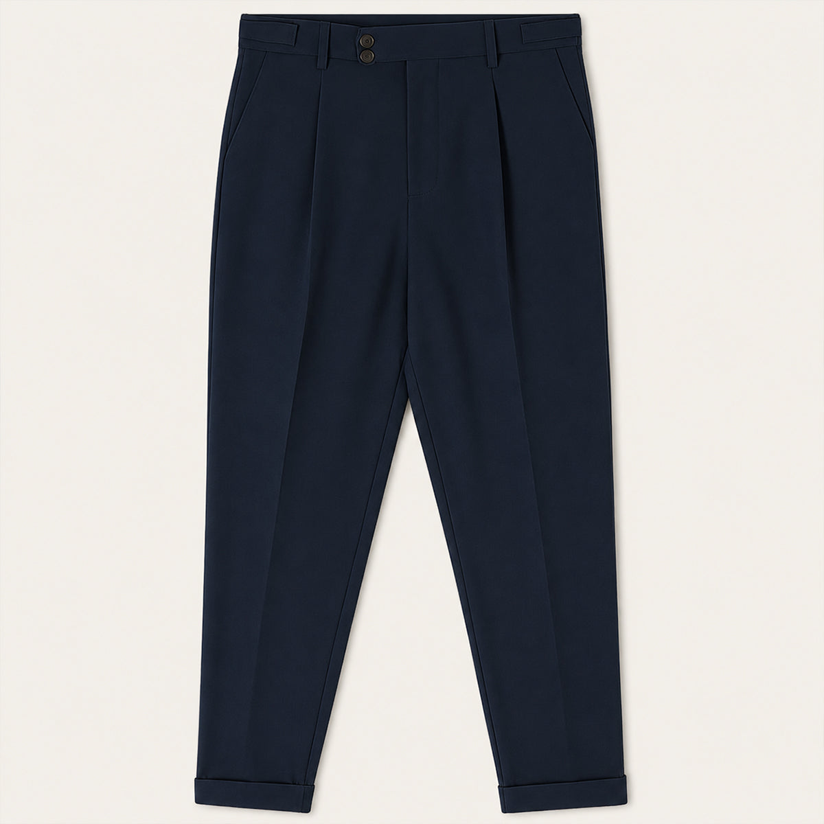 The Dromana Men’s Tailored Smart Slim Fit Pleated Dress Pants