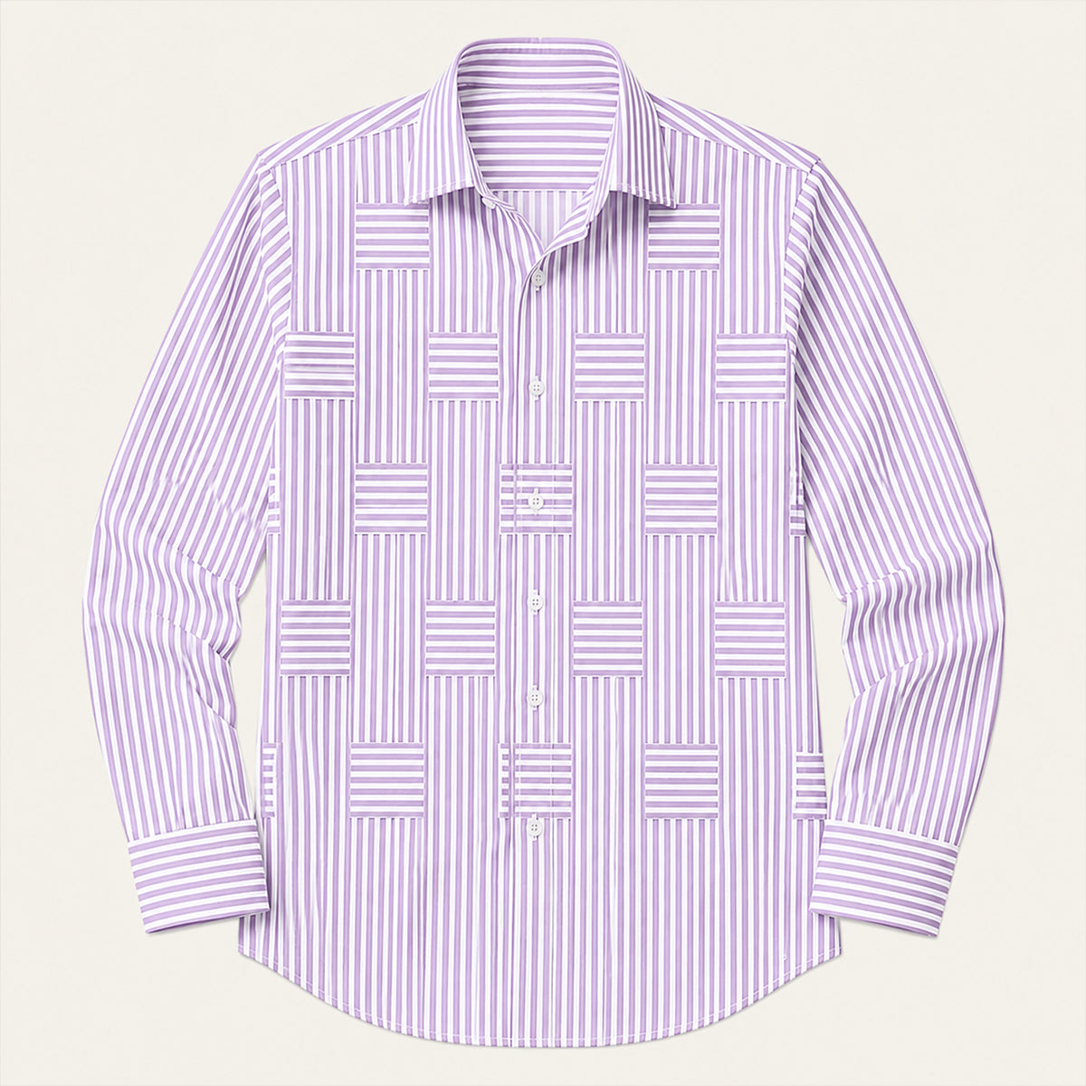 The Foxborough Men’s Casual Striped Wrinkle Resistant Shirt