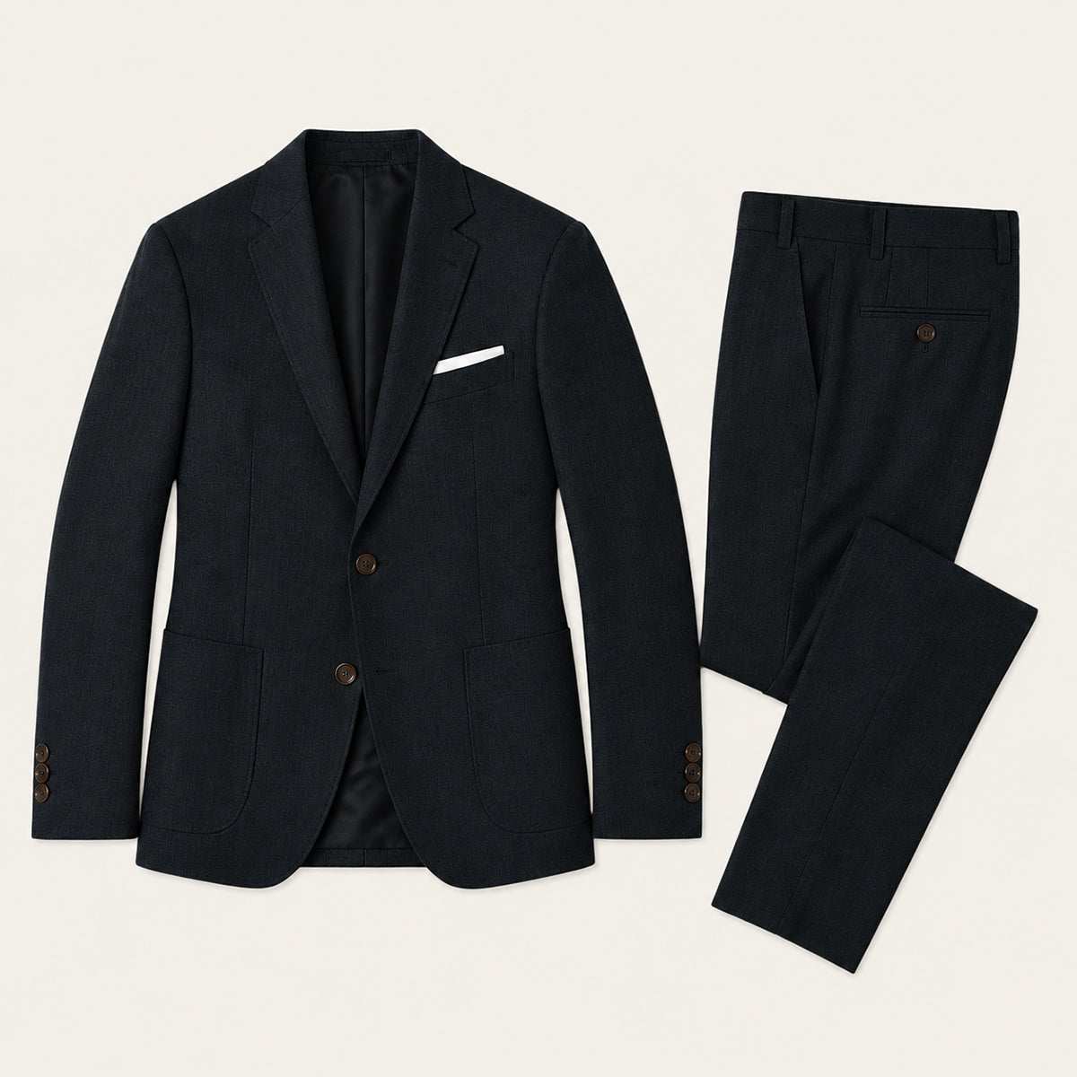 The Sheffield Men’s Slim Fit Set – Two Piece Business Wedding Suit