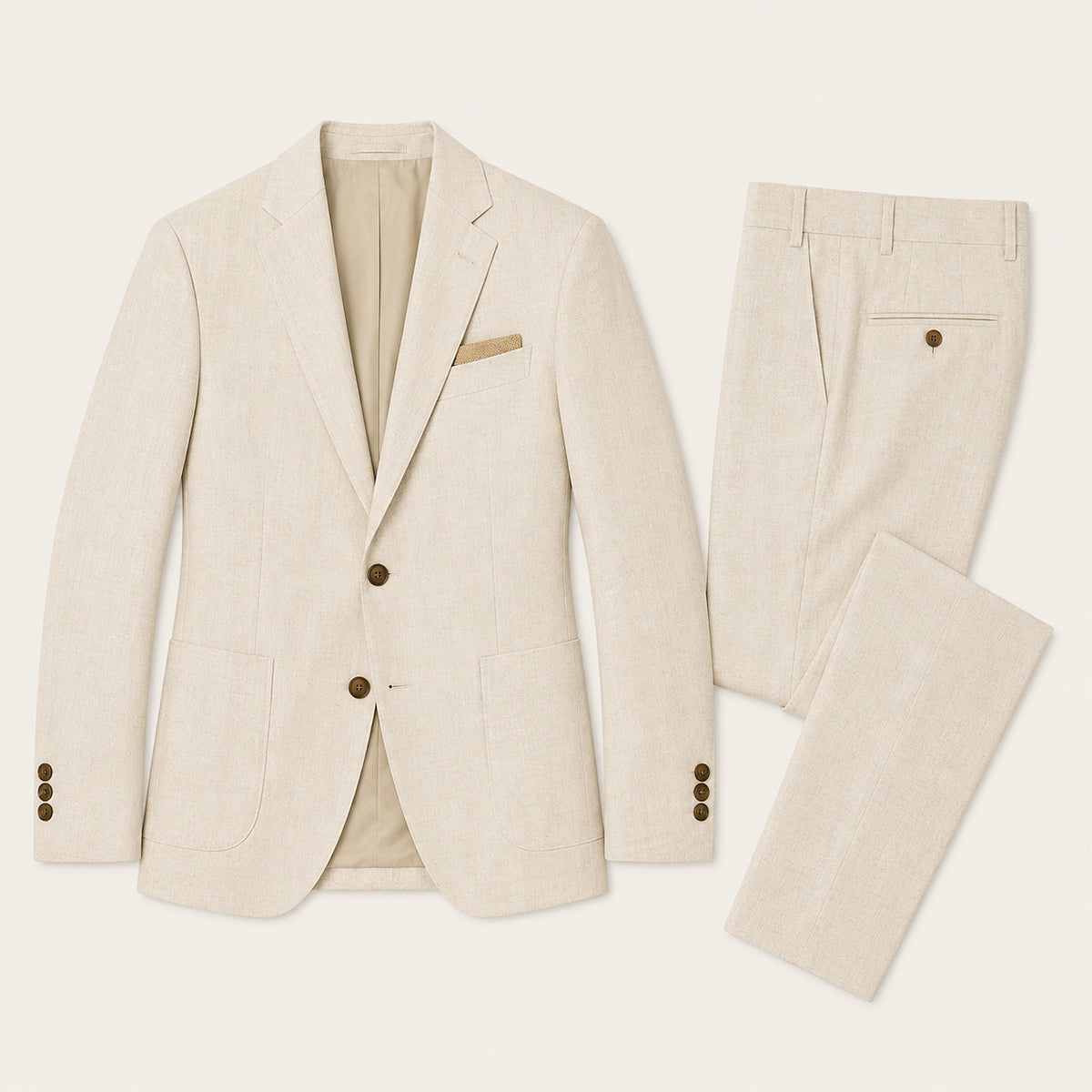 The Sheffield Men’s Slim Fit Set – Two Piece Business Wedding Suit