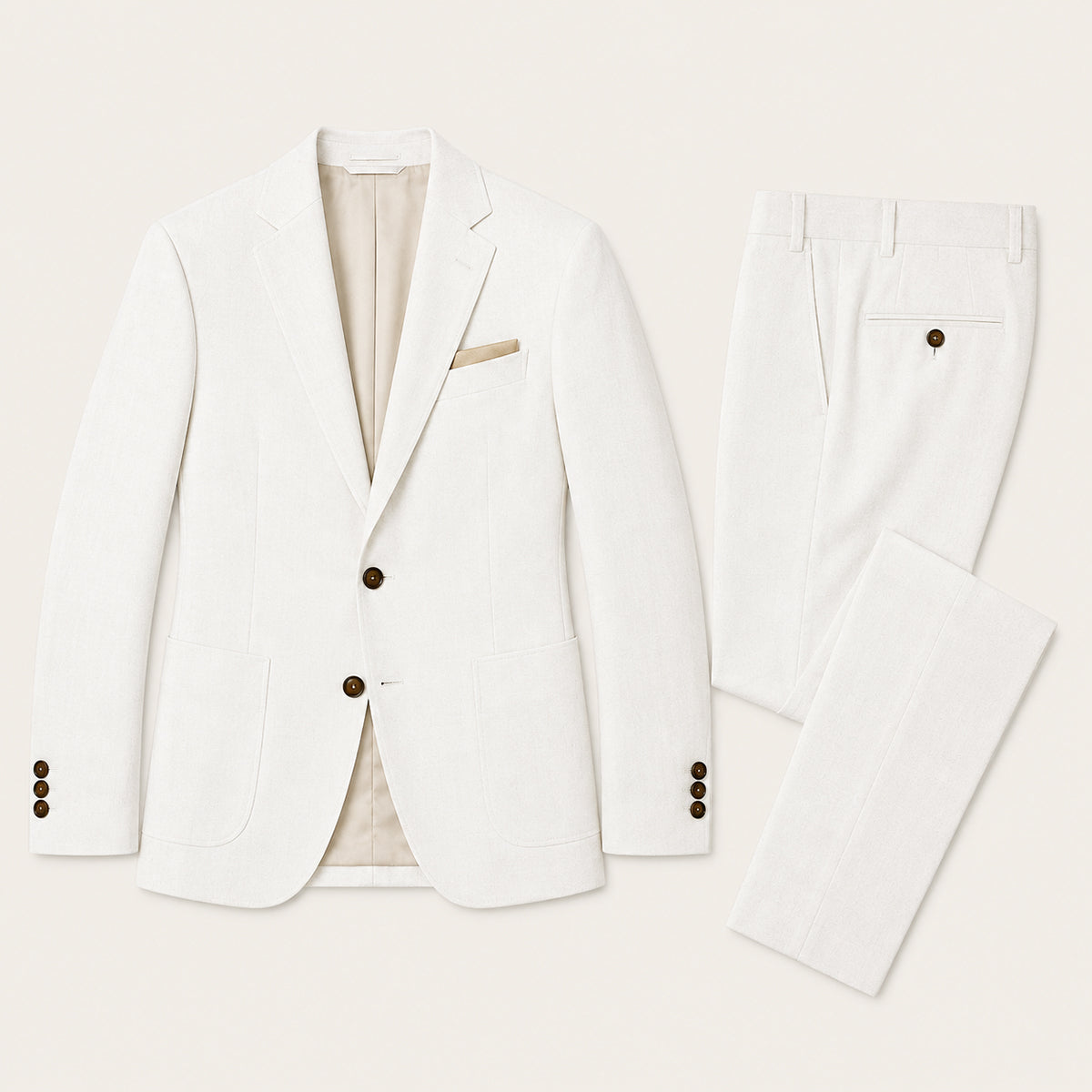 The Sheffield Men’s Slim Fit Set – Two Piece Business Wedding Suit