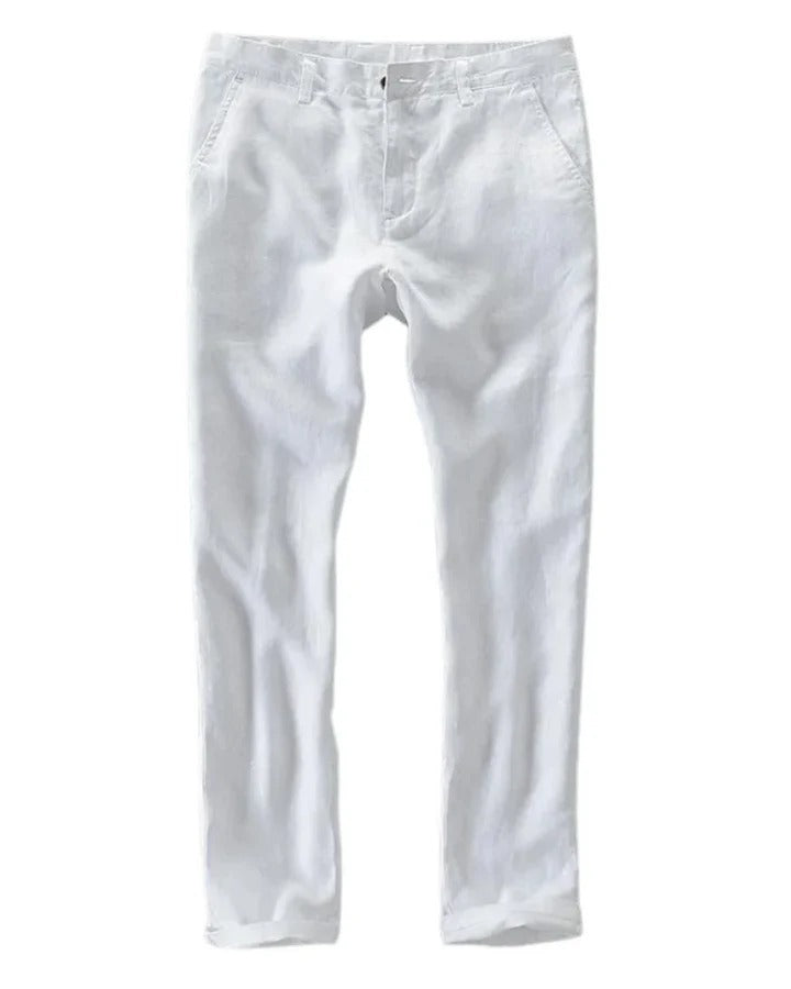 The Scottsdale Men's Relaxed Fit Linen Trousers