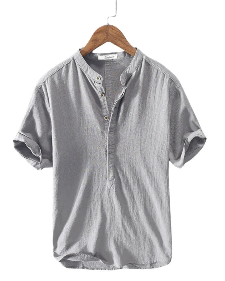 The Sonoma Men's Linen Collar Shirt