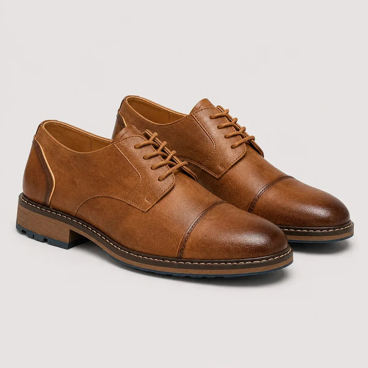 The Calabasas Men’s Cap Toe Lace Up Elegant Shoes