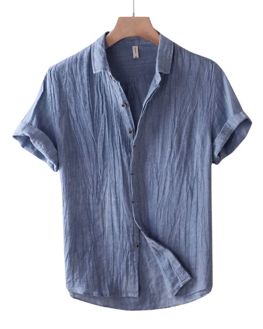 The Big Sur Men’s Lightweight Short Sleeve Button Up Shirt