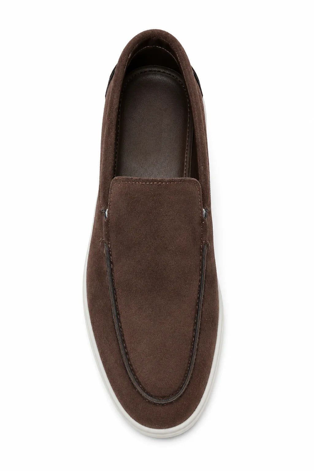 The Sheridan Men's Lightweight Slip On Suede Loafers - Brown