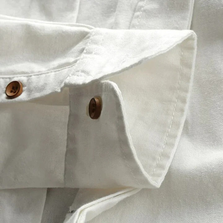 The Malibu Men's Breathable Linen Collar Shirt
