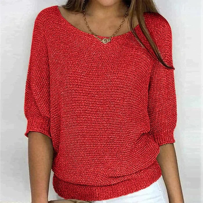 Women's Trendy Relaxed Knit Sweater