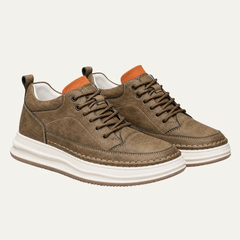 The Coronado Men’s Lightweight Comfort Walking Shoes - Brown
