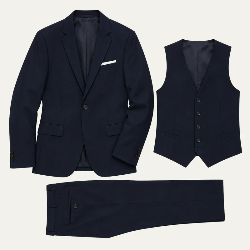 The Pacific Heights Men’s Classic Tailored Three Piece Suit