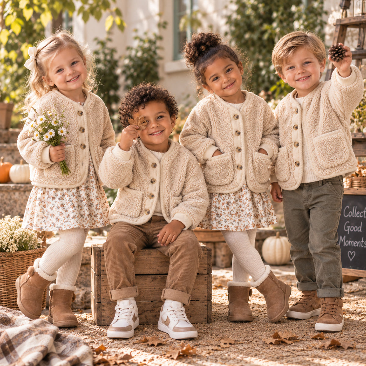 SoHo Kids | Unisex Warm Sherpa Fleece Jacket