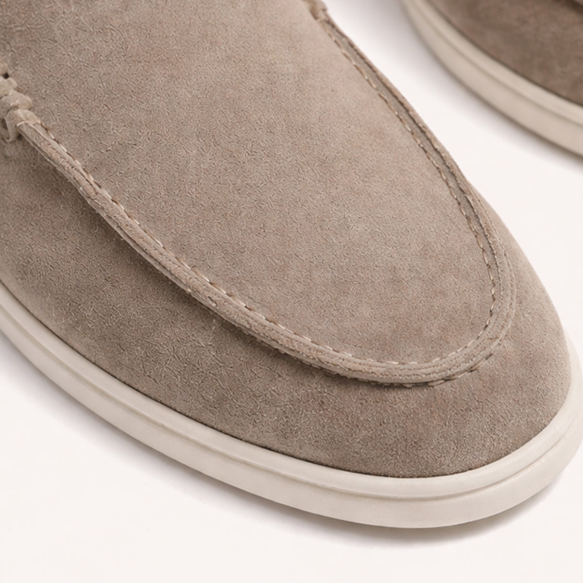 The Hepburn Men’s Casual Suede Loafers with Rubber Sole