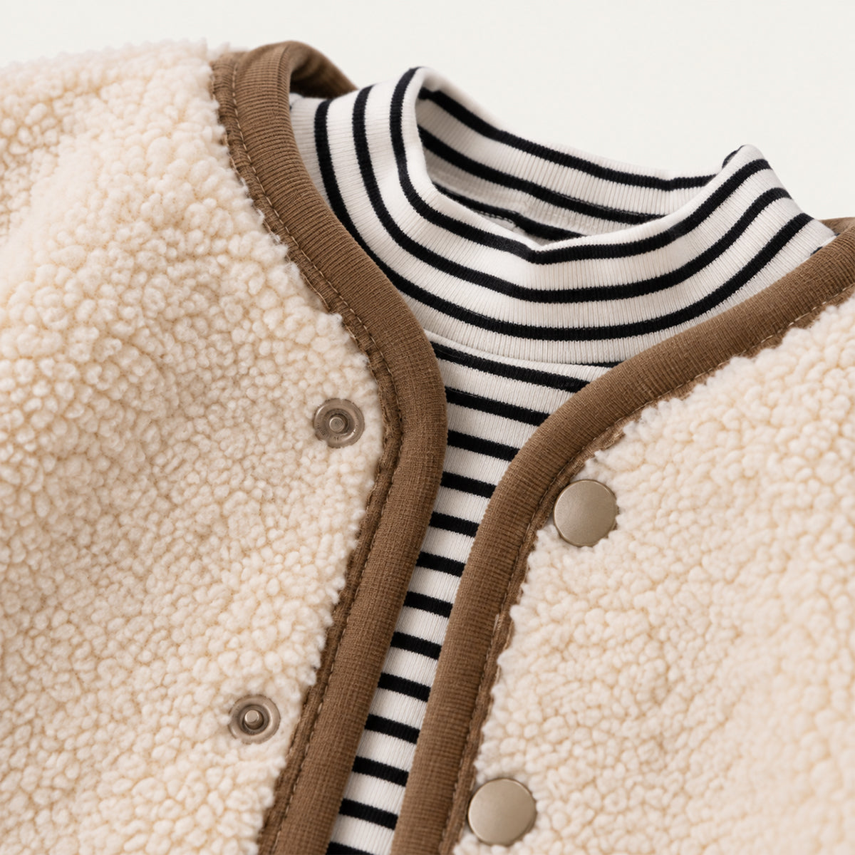 SoHo Kids | Unisex Plaid Fleece Reversible Sherpa Jacket