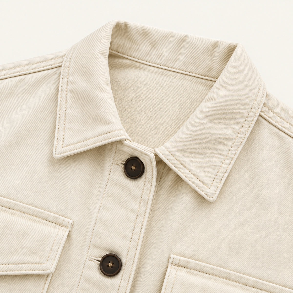 SoHo Kids Button Up Utility Coat with Chest Pockets