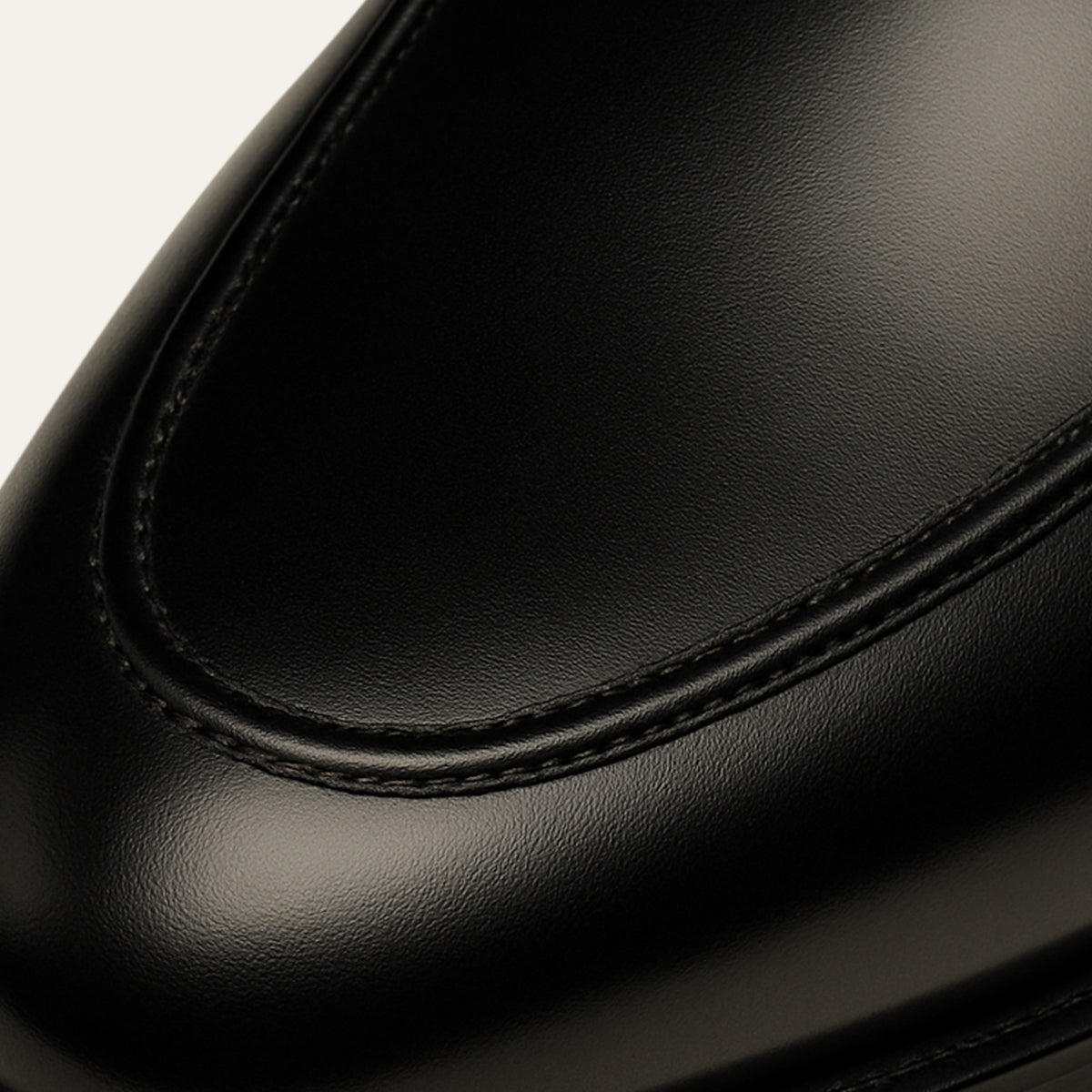 The Caernarfon Men's Black Faux Leather Horsebit Foral Loafers