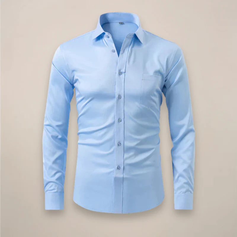 The Tortona Men's Wrinkle Resistant Premium Dress Shirt