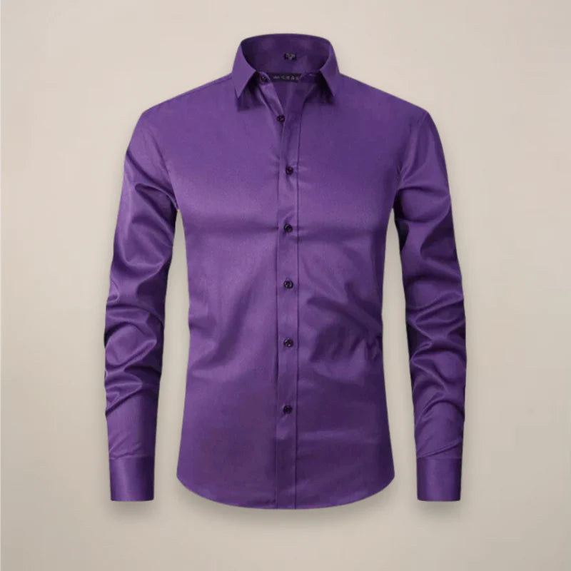 The Tortona Men's Wrinkle Resistant Premium Dress Shirt