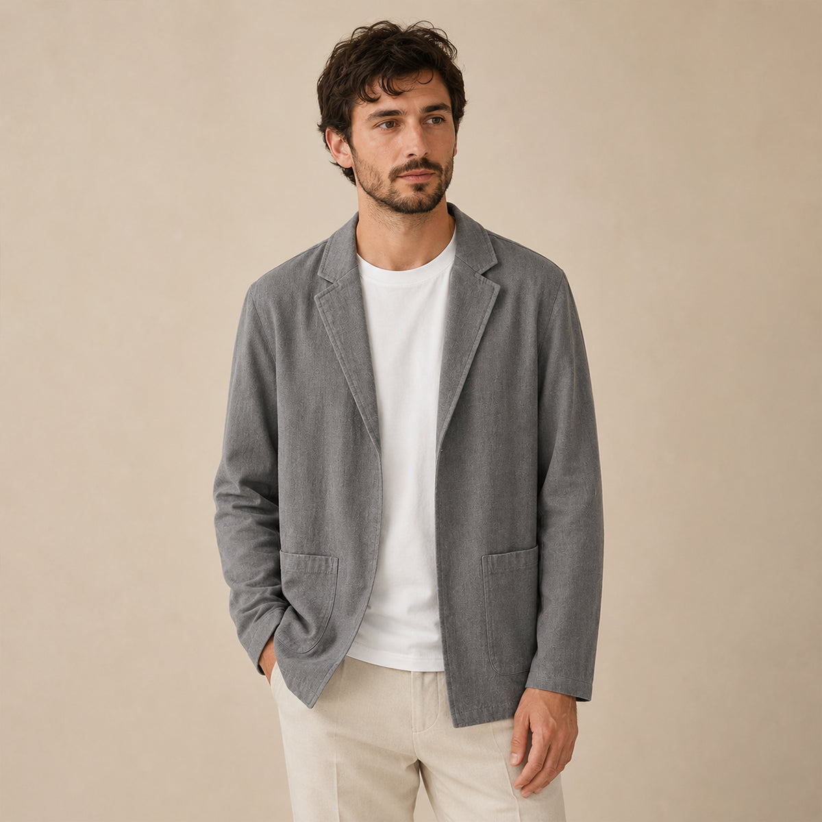 The Cedarbrook Men’s Lightweight Linen Summer Blazer Suit