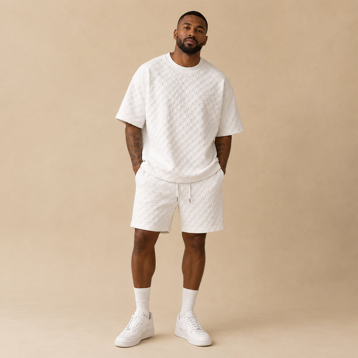 The Franklin Men’s Oversized Summer T Shirt & Shorts Set