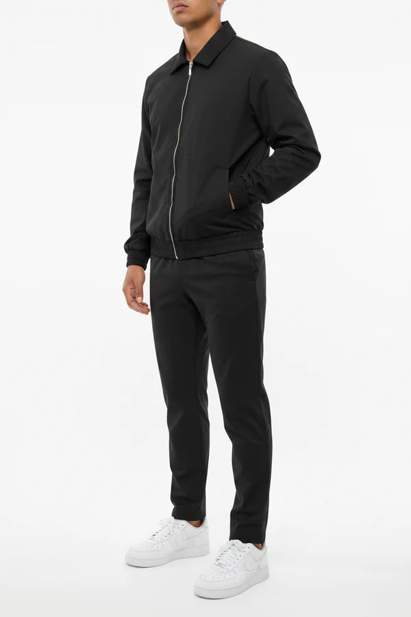 The Reno Men's Premium Tech Tracksuit Set - Black
