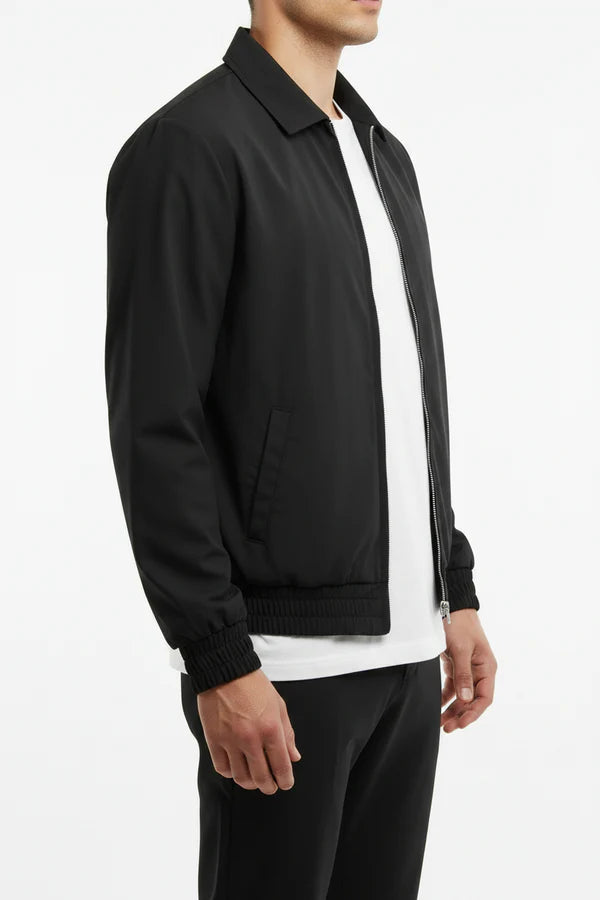 The Reno Men's Premium Tech Tracksuit Set - Black