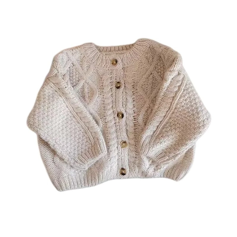 SoHo Kids Cable Knit Cardigan