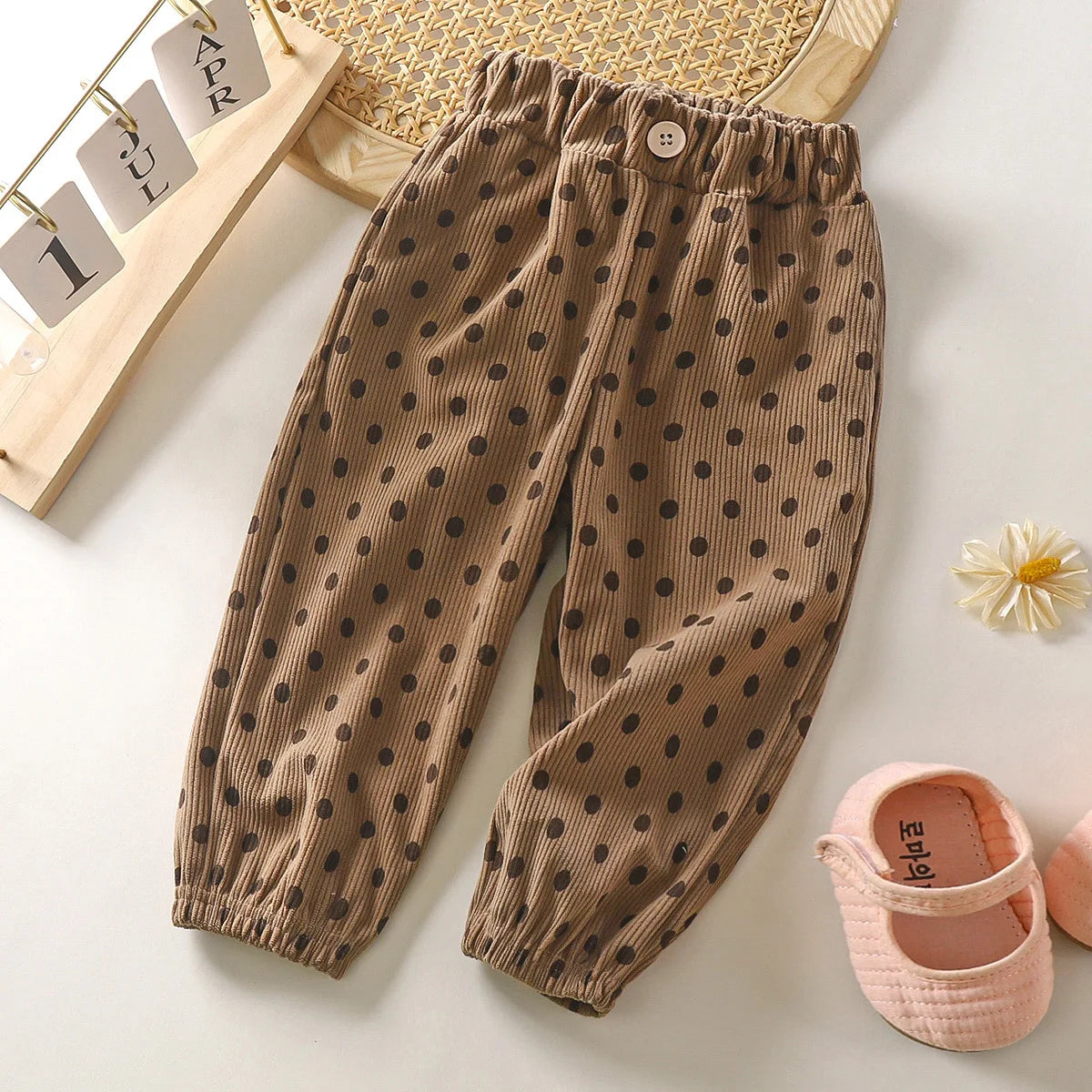 SoHo Kids Retro Print Loose Fit Harem Pants