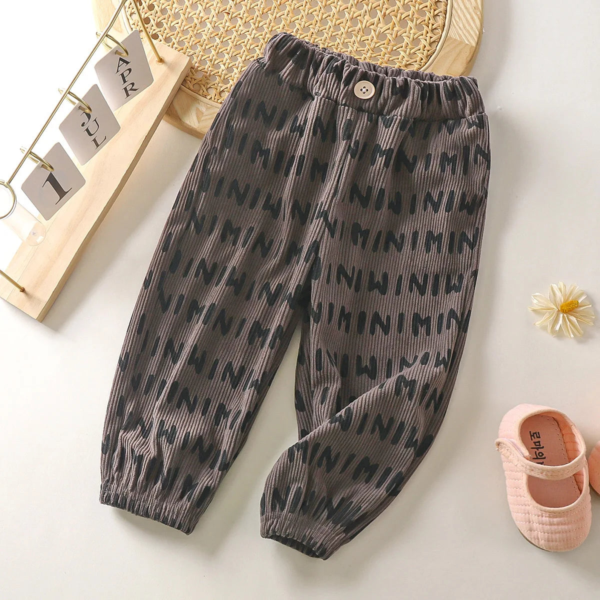 SoHo Kids Retro Print Loose Fit Harem Pants