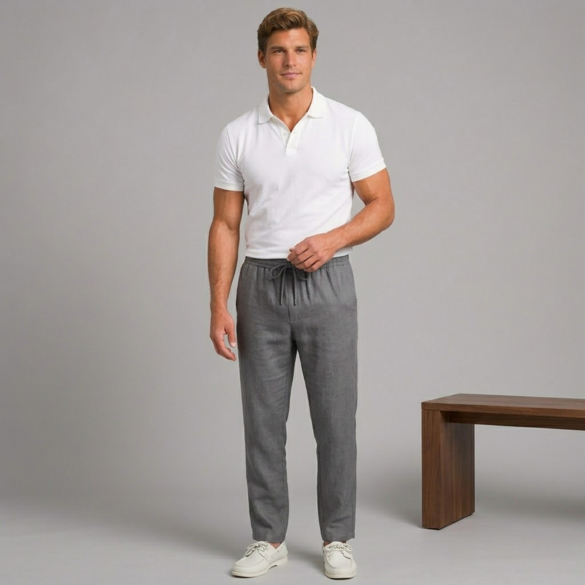 The Larkspur Men’s Hemp Breathable Straight Leg Pants