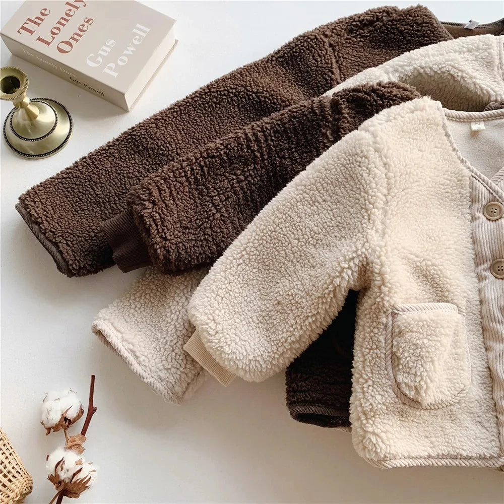 Unisex Warm Sherpa Fleece Jacket