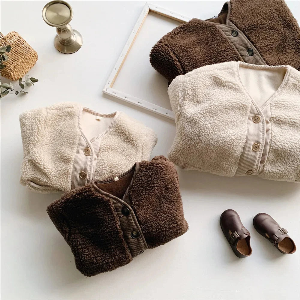 Unisex Warm Sherpa Fleece Jacket