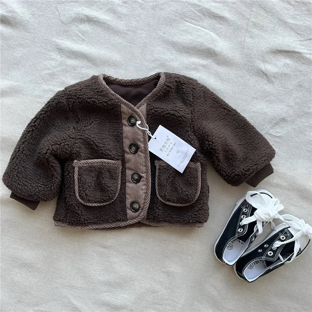 Unisex Warm Sherpa Fleece Jacket