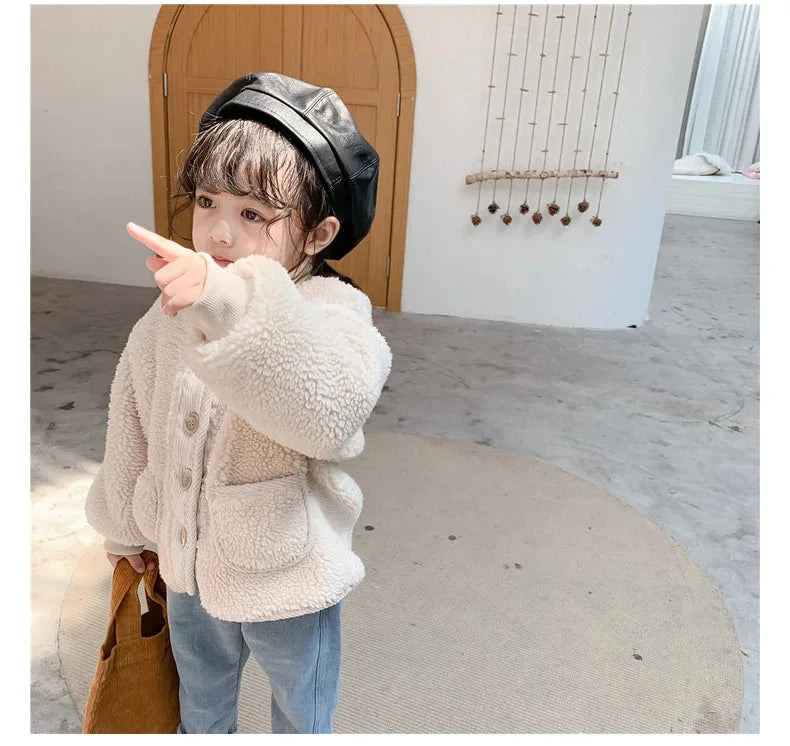 Unisex Warm Sherpa Fleece Jacket