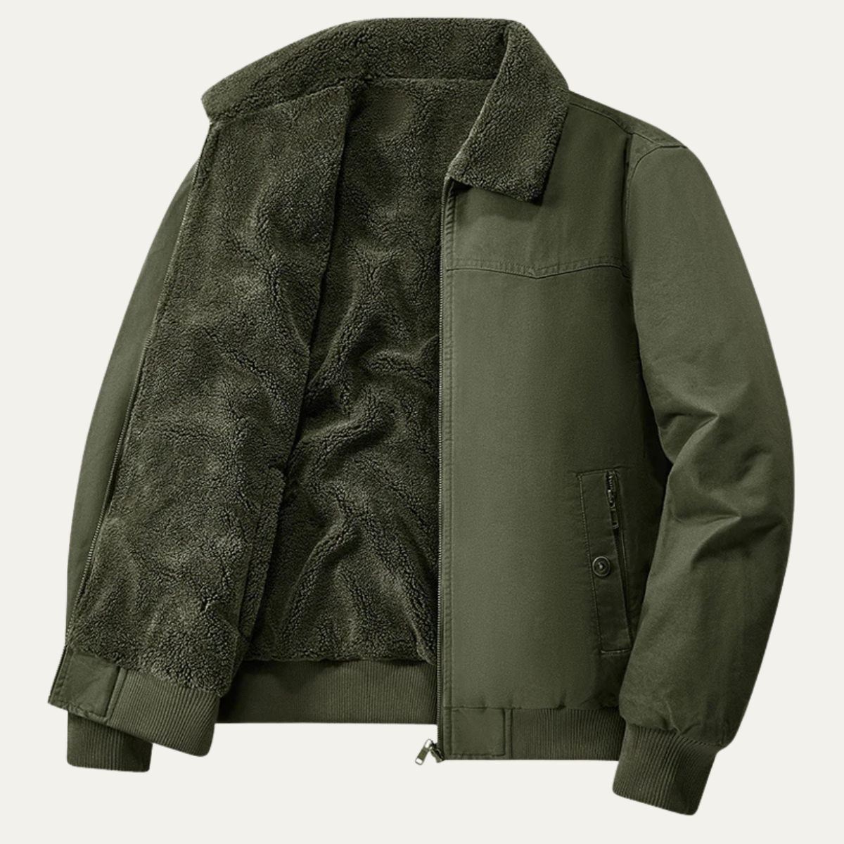 The Cardiff Men's Fleece Lined Reversible Bomber Jacket