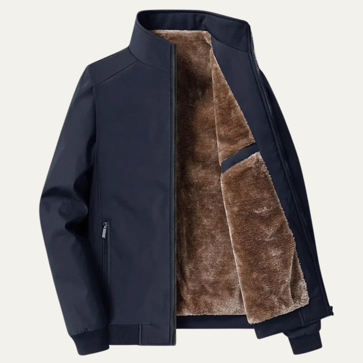 The Eversley Men’s Elegant Warm Fleece Lining Jacket