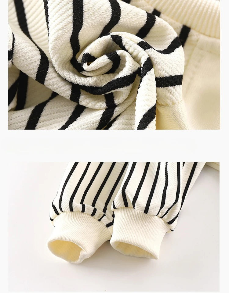 Striped Sweatshirt & Jogger Pants Set