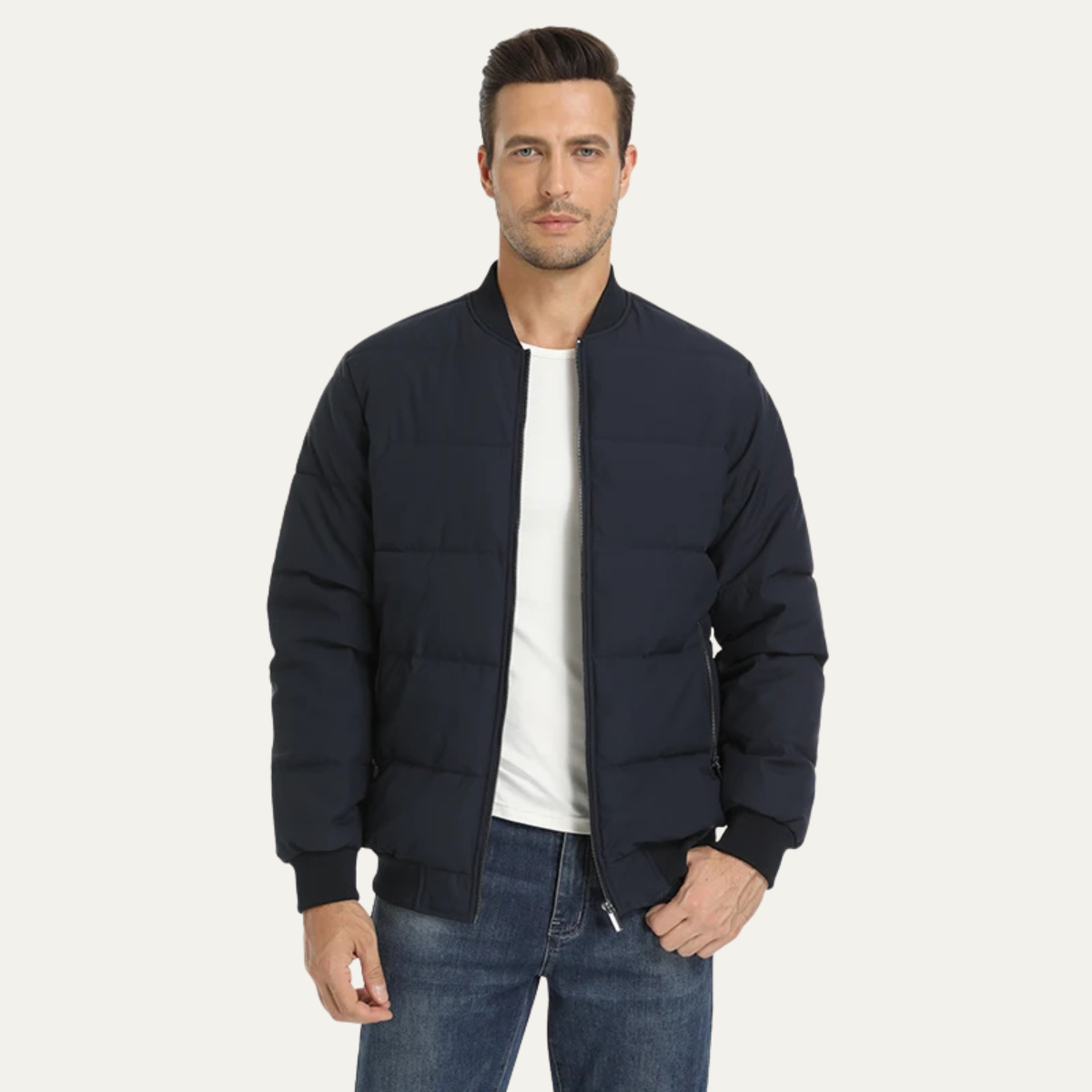 The Corniglia Men’s Lightweight Quilted Puffer Jacket
