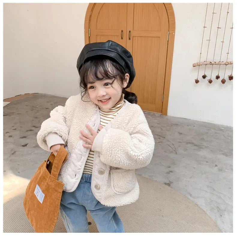 Unisex Warm Sherpa Fleece Jacket
