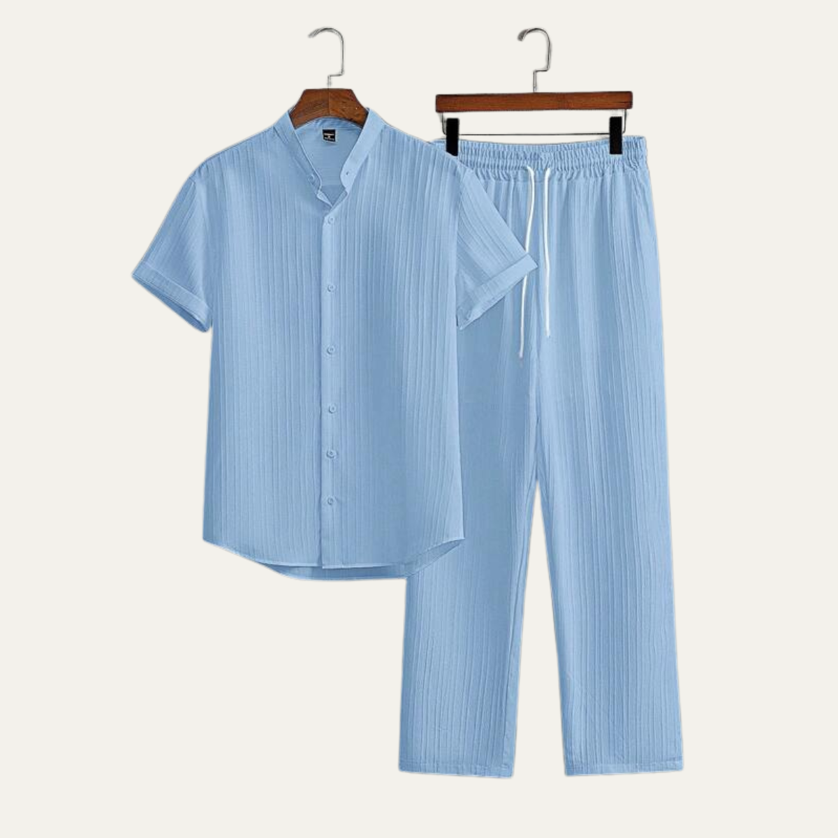 The Glenford Hill Men’s Linen Summer Soft Set – Shirt & Pants