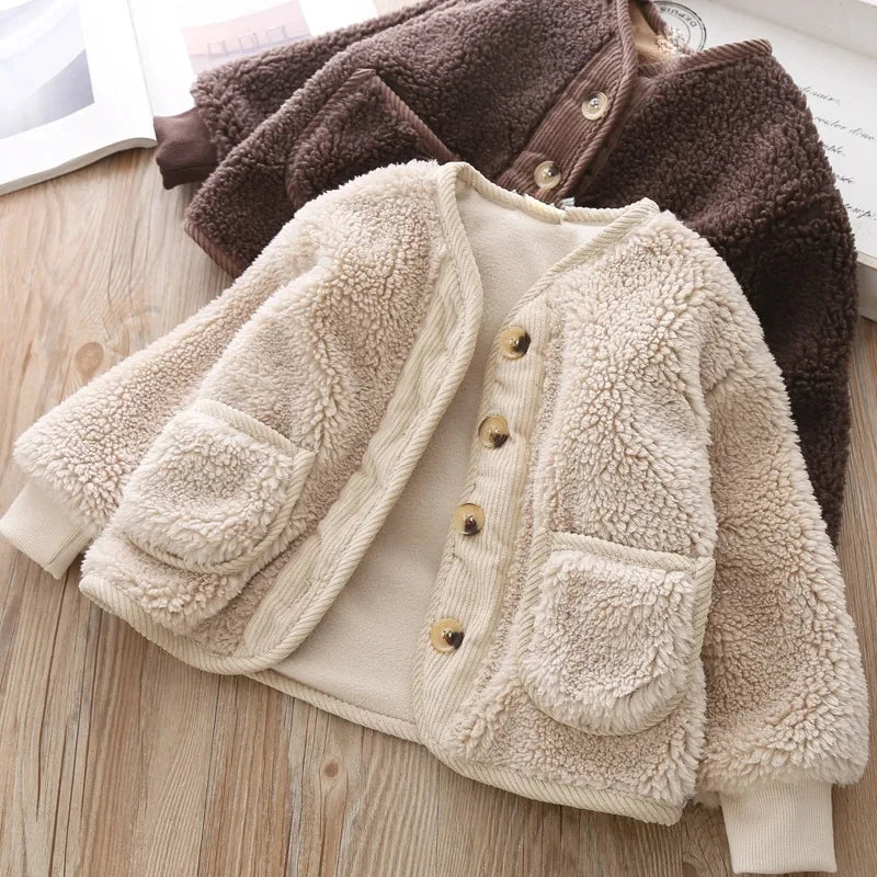 Unisex Warm Sherpa Fleece Jacket
