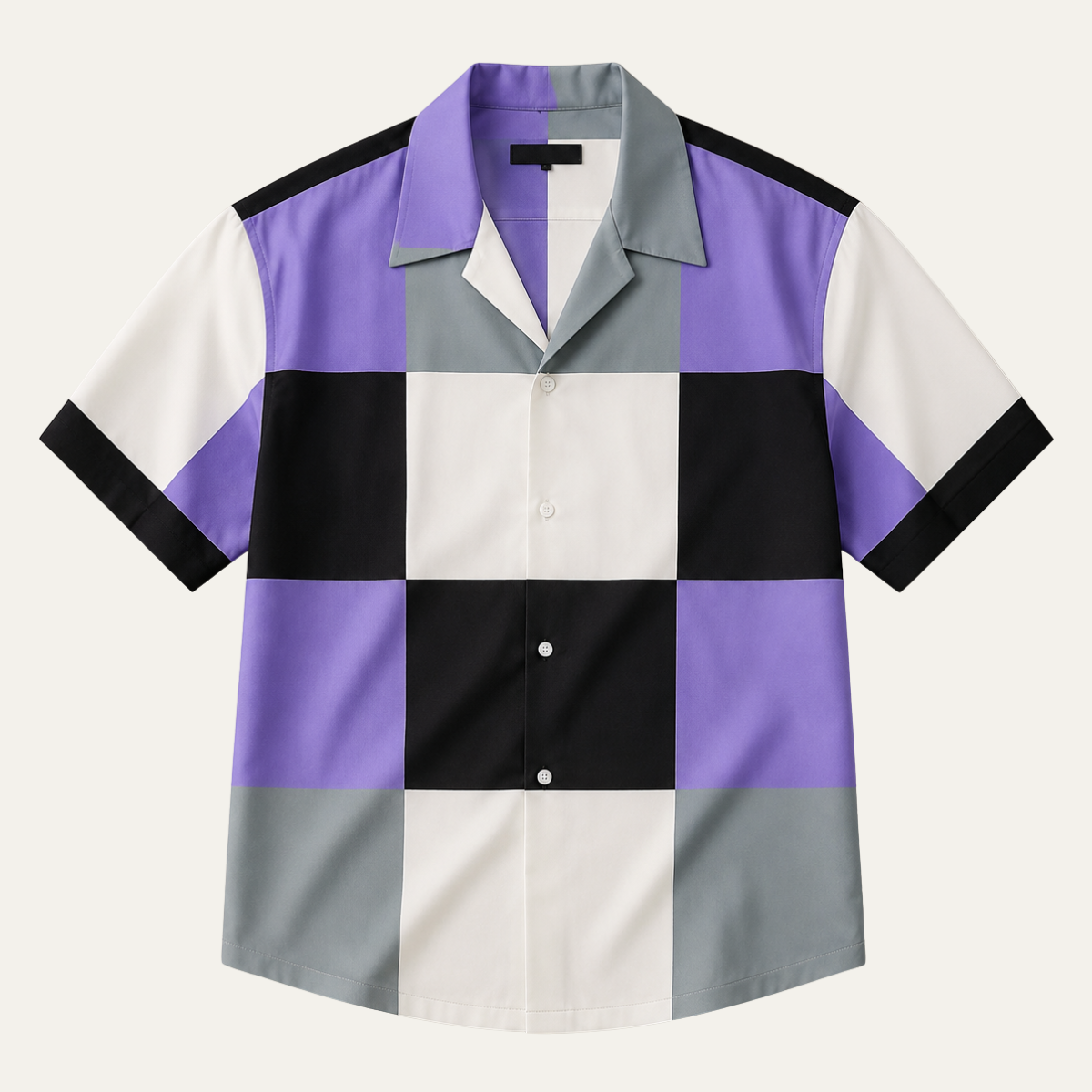 The Edgartown Men's Geometric Color Block Shirt