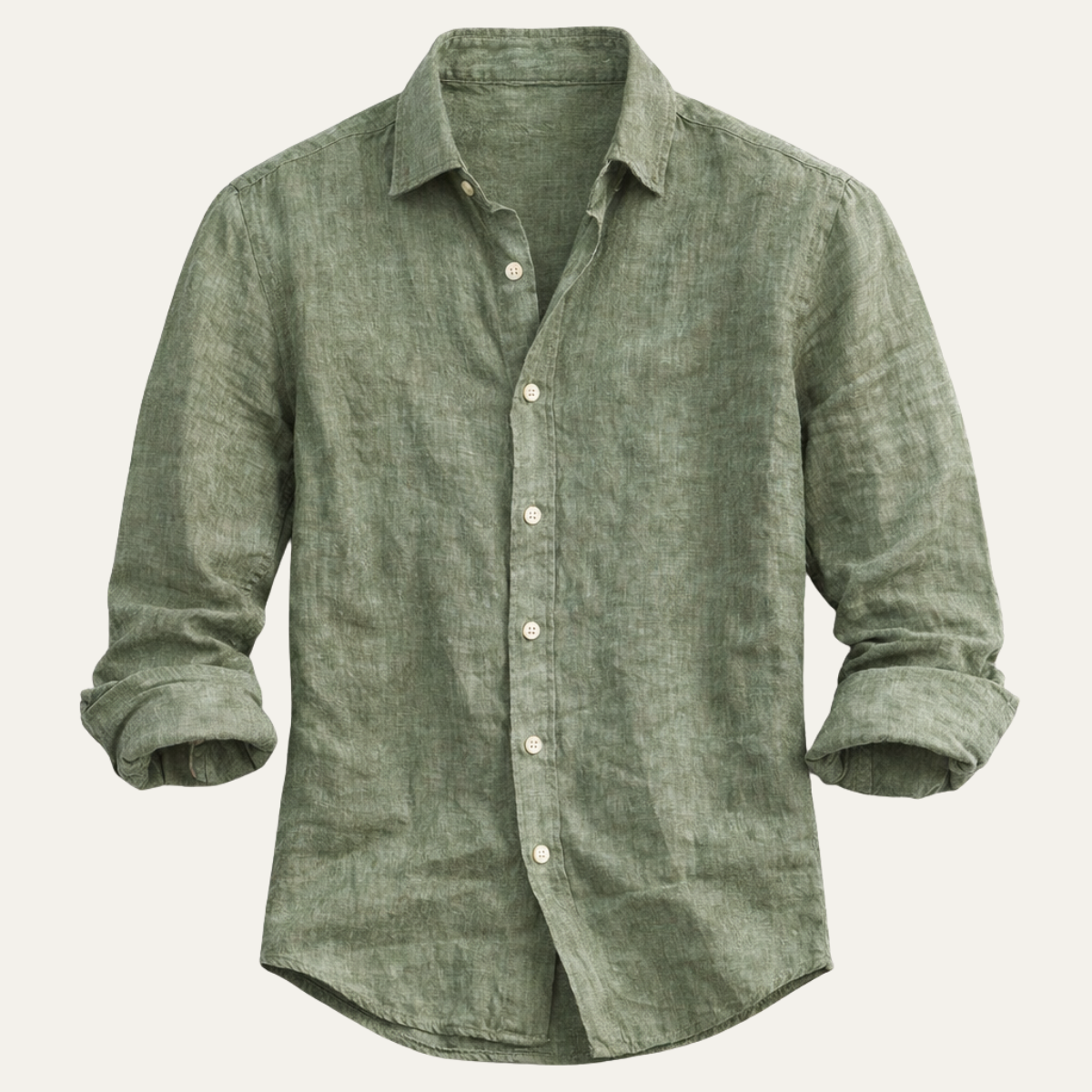 The Milano Men’s Summer Casual Fit Linen Shirt