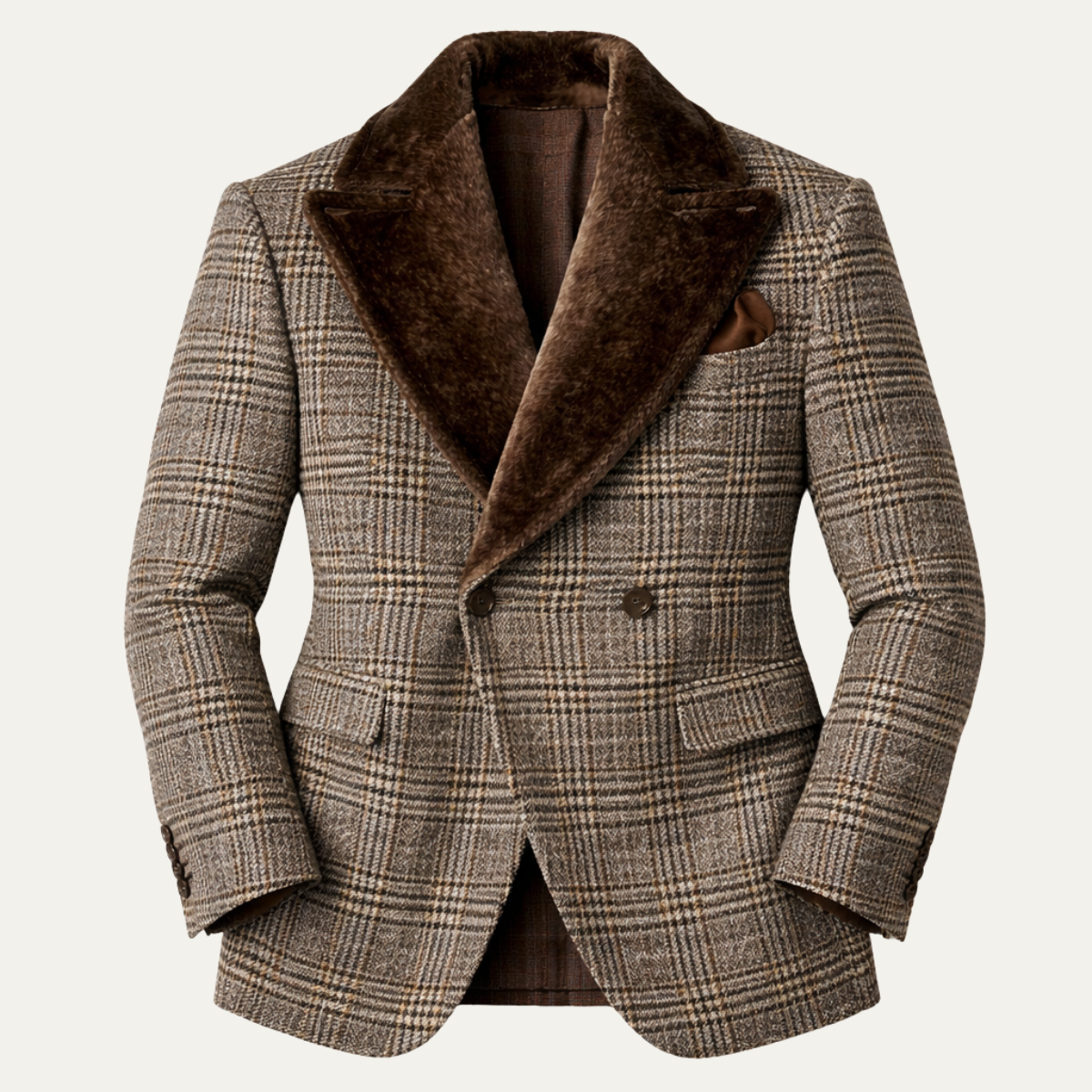 The Deauville Men’s Luxury Double Breasted Business Suit Jacket